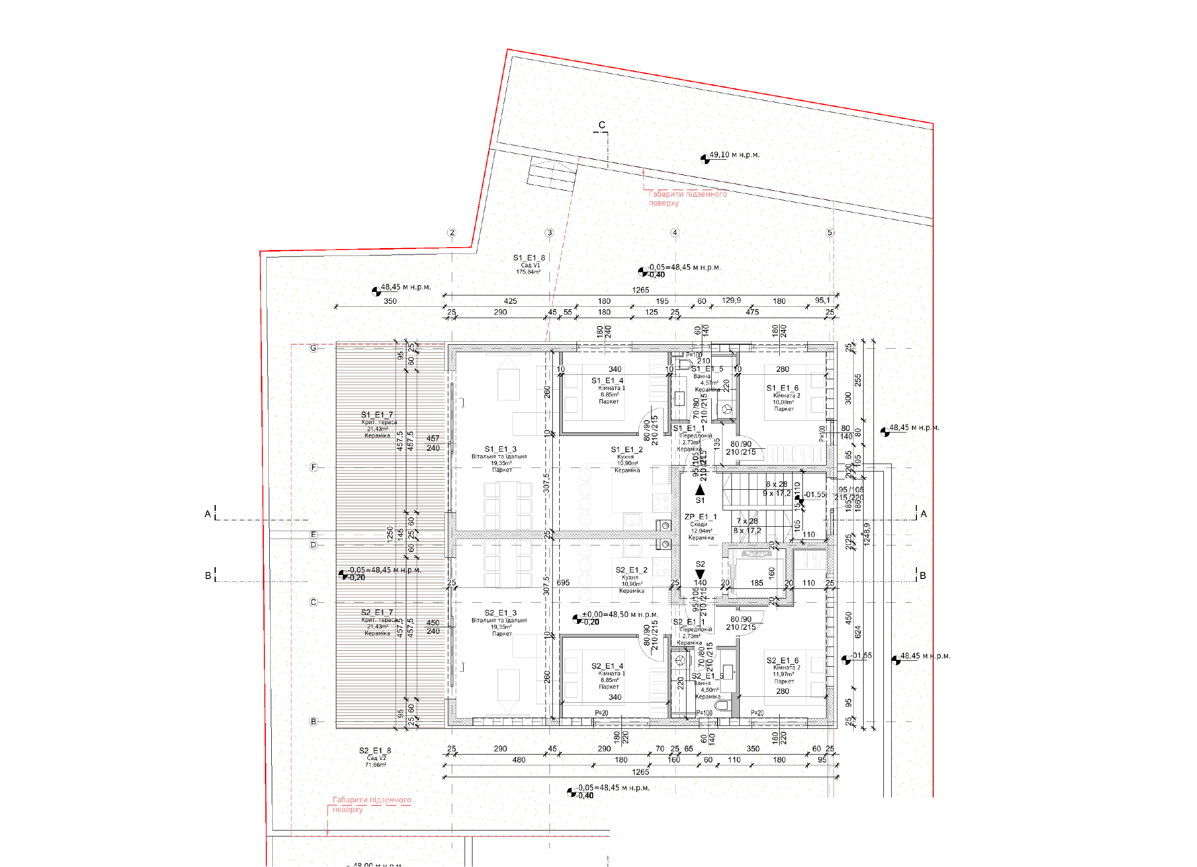S1 · Перший поверх — floor plan