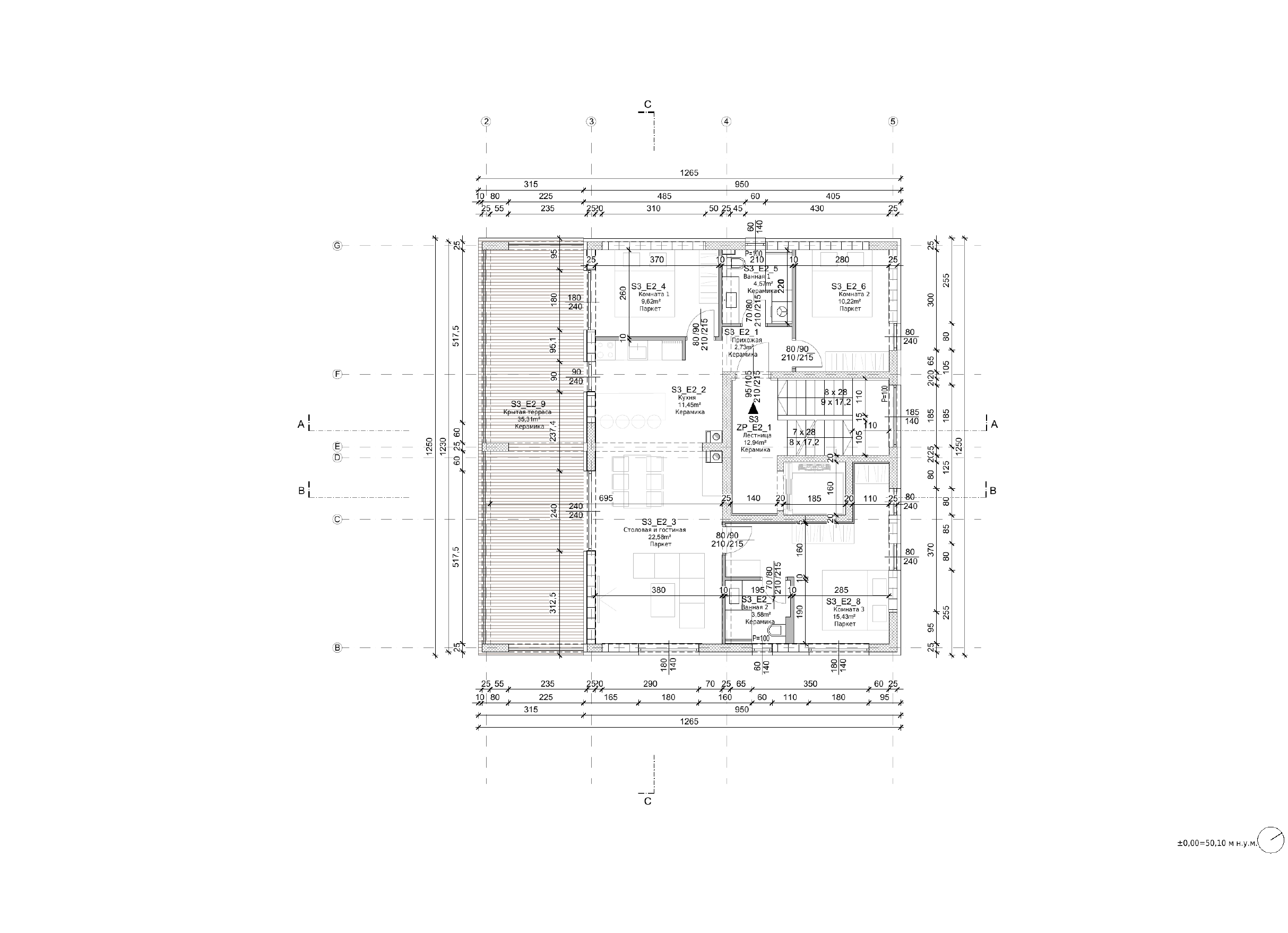 S3 · Второй этаж — floor plan