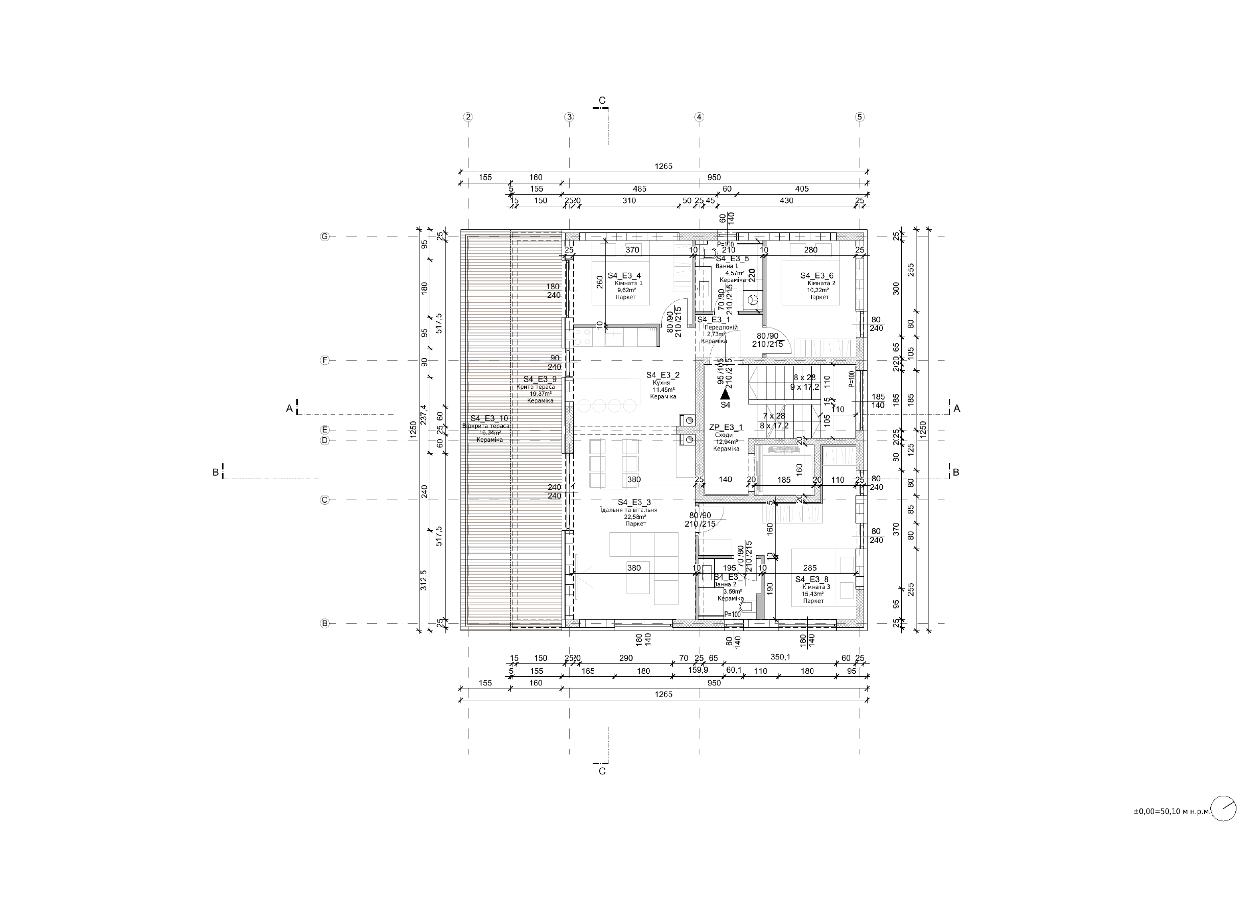 S4 · Верхній поверх — floor plan